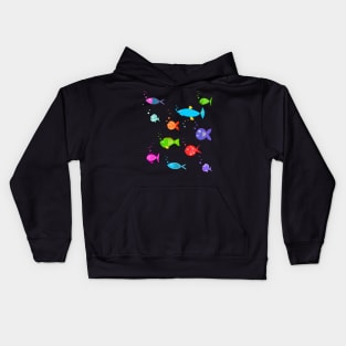 Fishtastic little fish Kids Hoodie